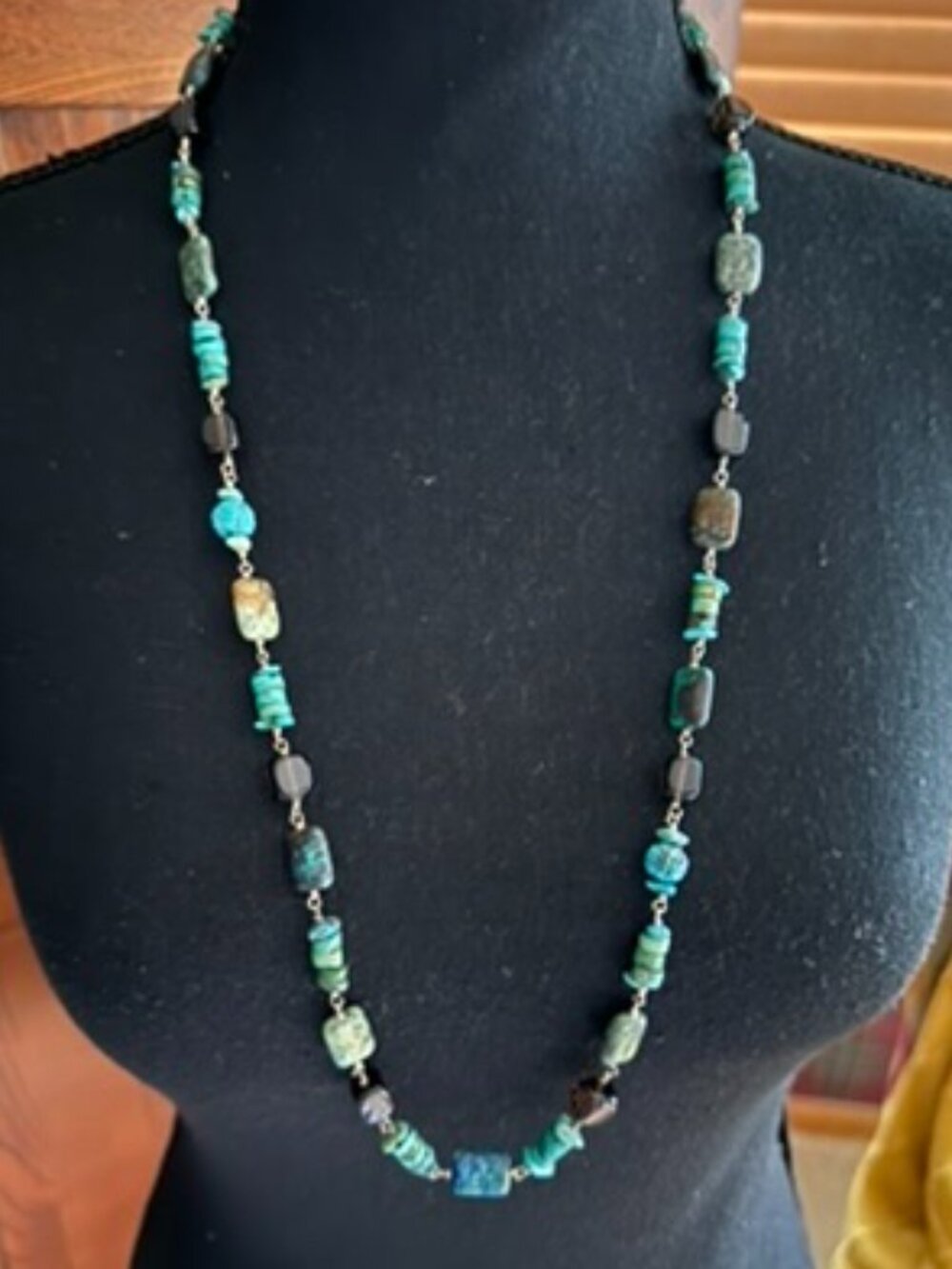 Silpada Turquoise and Smoky Quartz Necklace